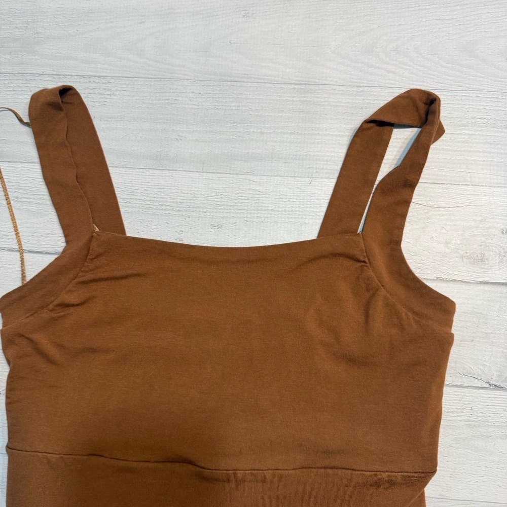 Good American 90s Tank Dress in Rust size 1 small - Picture 7 of 12